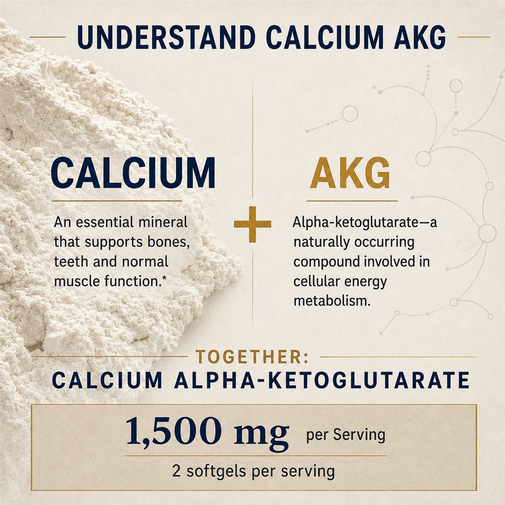 What Is Calcium AKG? A Simple Guide to the Ingredient and Its Role in Supplement Formulas